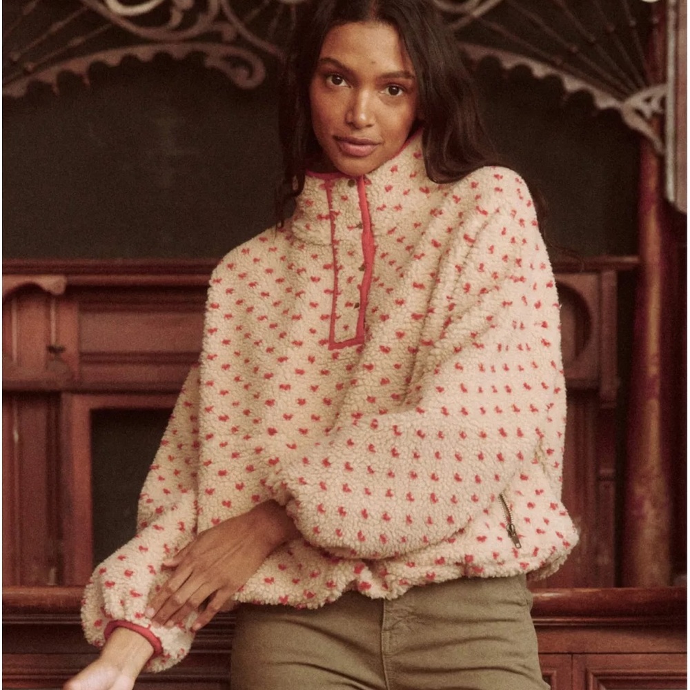 The Great. The Countryside Fleece Pullover